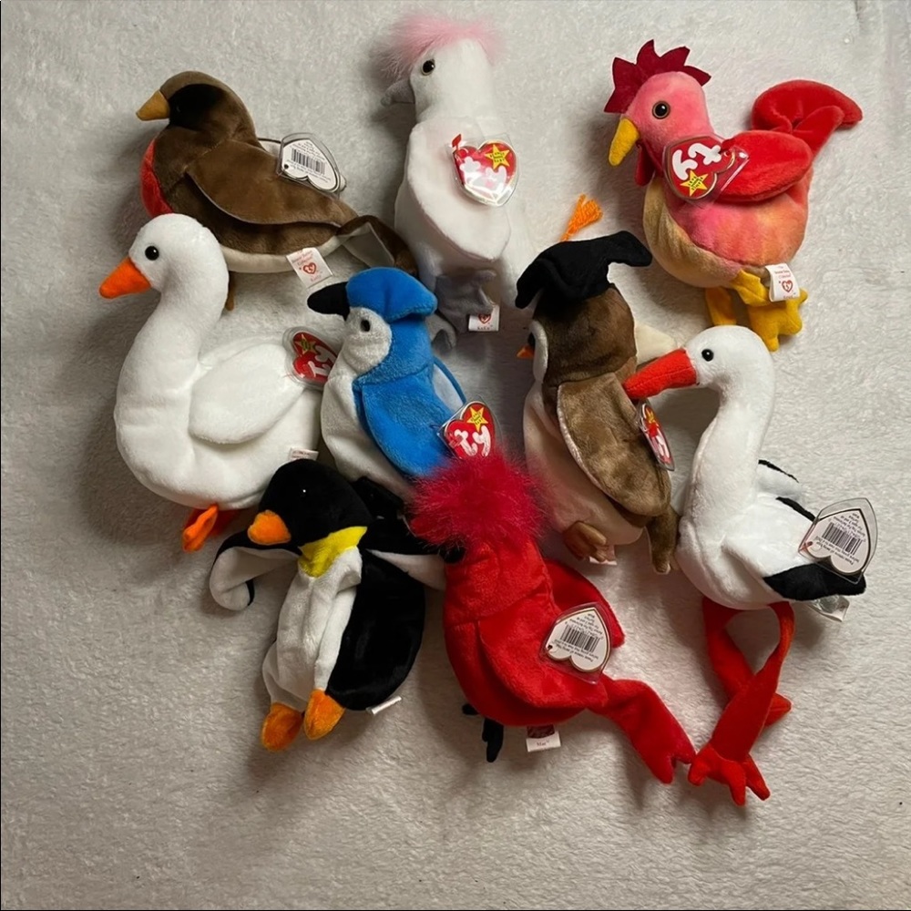 Beanie Baby Bird Lot